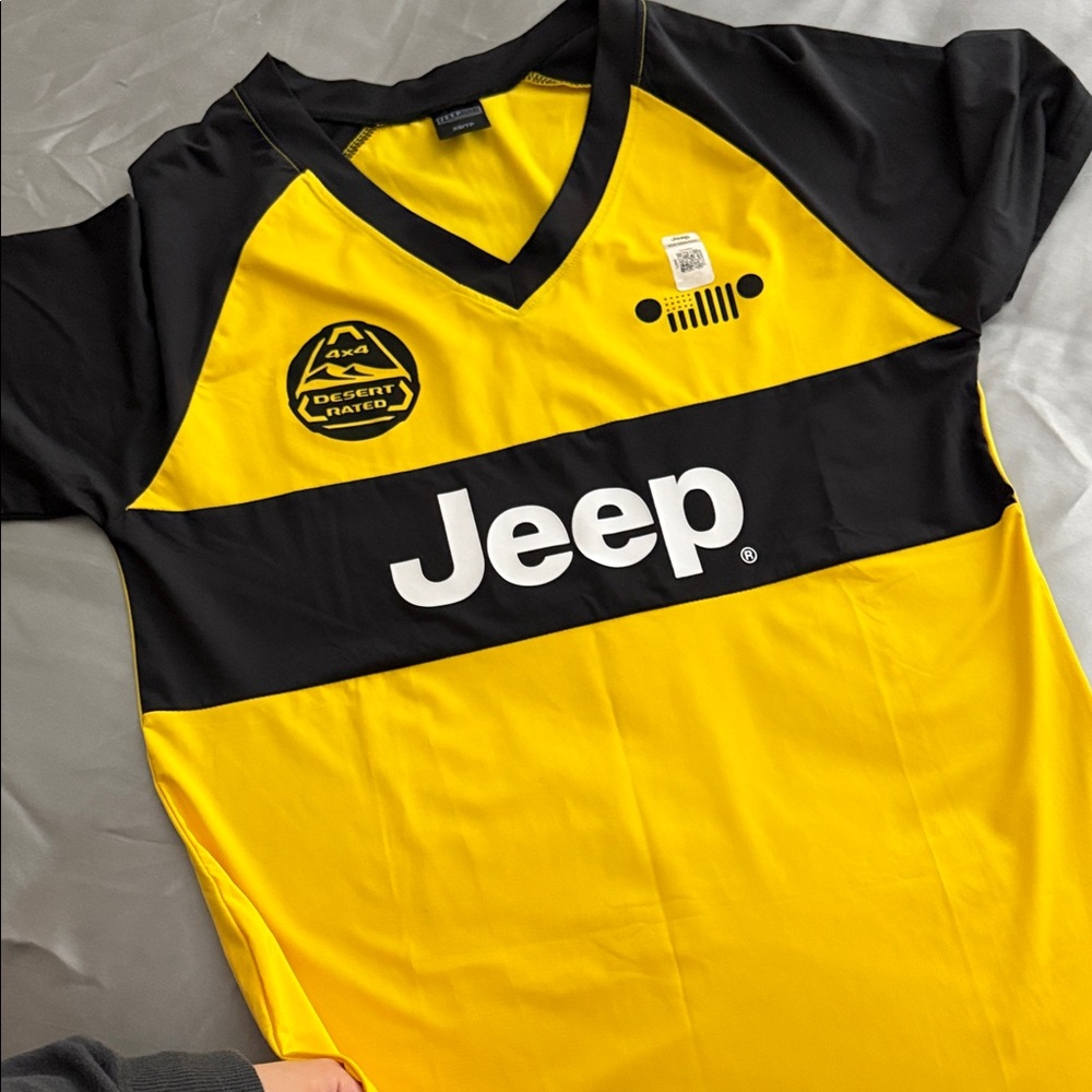 Yellow and Black Jeep Graphic T-Shirt